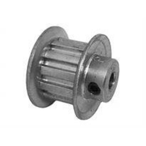 B B Manufacturing 12XL037-6FA2, Timing Pulley, Aluminum, Clear Anodized 12XL037-6FA2